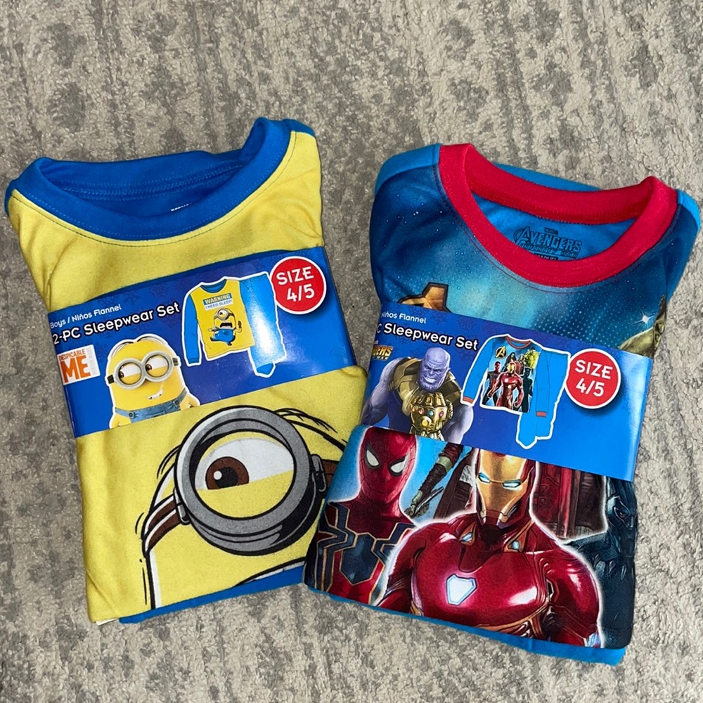 NWT Boys Pajama Sets size 4/5